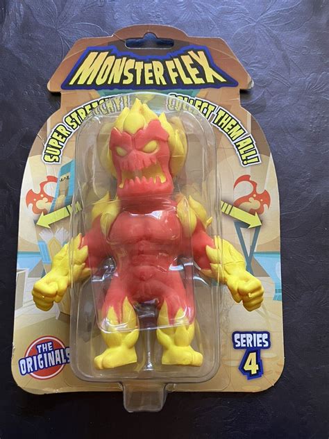 Monster Flex Stretch Monster Action Figure Fire Monster 55 Super