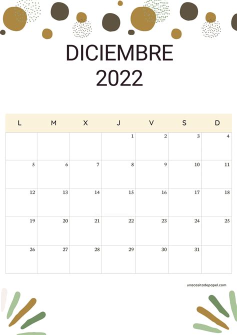 Plantilla Calendario Diciembre 2023 Para Imprimir Riset