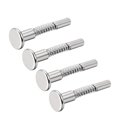 Uxcell Plunger Latches Spring Loaded Stainless Steel 6mm Dia Head 6mm