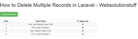 How To Delete Multiple Records Using Checkbox In Laravel DEVSNE