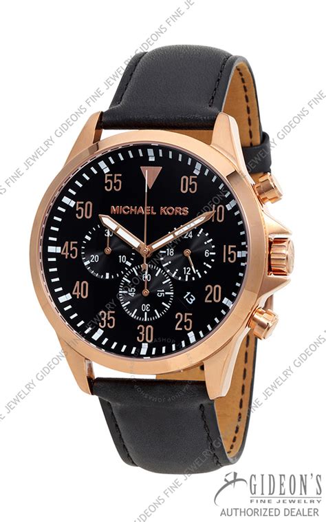 Michael Kors Gage Chronograph Black Dial Men’s Watch MK 8535 – Gideon ...