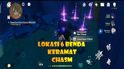 Lokasi 6 Benda Keramat Genshin Impact YouTube