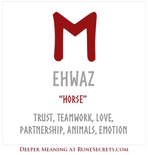 Ehwaz Rune Meaning Rune Secrets Runes Meaning Runes Rune