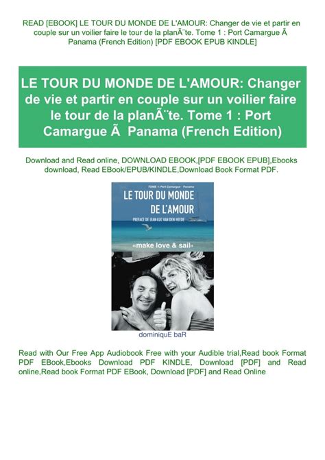 READ EBOOK LE TOUR DU MONDE DE L 039 AMOUR Changer De Vie Et Partir