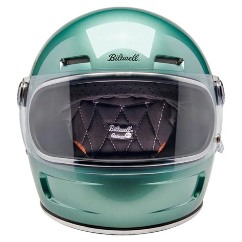 Casque Int Gral Gringo Sv Biltwell Metallic Sea Foam Modif Moto