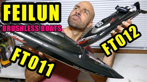 FEILUN FT011 FT012 Brushless RC Boats Unboxing In Depth Look Part