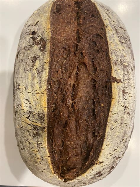 Dark Rye Sourdough Sandwich Loaf Miss Monica Artisan Sourdough