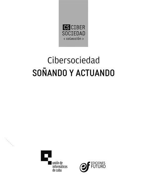 PDF Cibersociedad Soñando y Actuando