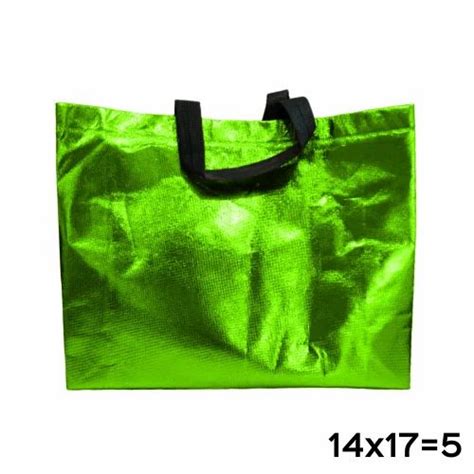 Ldpe Loop Handle Bags 14inch Rec Green Non Woven Shopping Bag At Rs 15