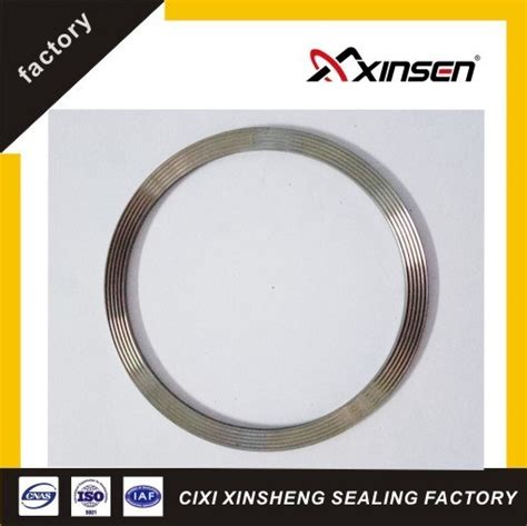 Corrugated Metallic Gasket Kammprofile Gasket Serrated Gasket Ss304