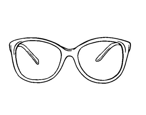 Dibujo De Gafas Modernas Para Colorear Dibujos Net