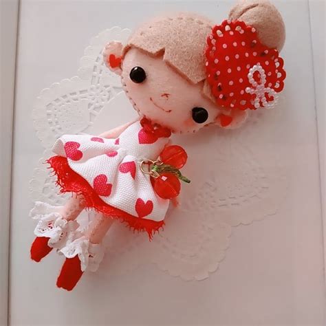 Cherrydoll♡ドール♡フェルト♡ Littlesta S Gallery Minne 国内最大級のハンドメイド・手作り通販サイト