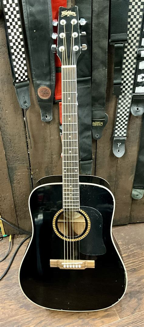 Washburn D10sb Glossy Black Acoustic Guitar For Sale In Oakland Park Fl Offerup