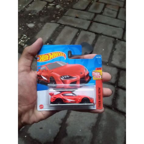 Jual Hotwheels Gr Supra Merah Shortcard Shopee Indonesia