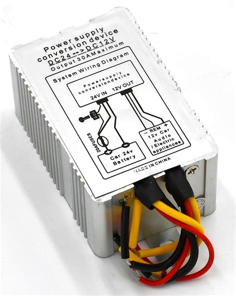 Voltage Converter 24 Volt To 12 Volt 30 Amp