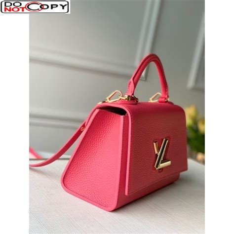 Louis Vuitton Twist One Handle Bag Pm In Pink Taurillon Leather M57096