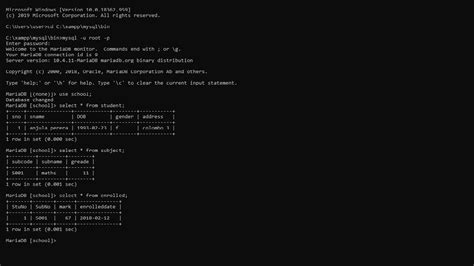 How To Create MySQL Database Using Command Prompt YouTube