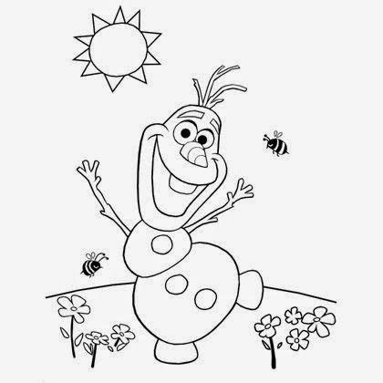 Dibujos Para Colorear Frozen Olaf