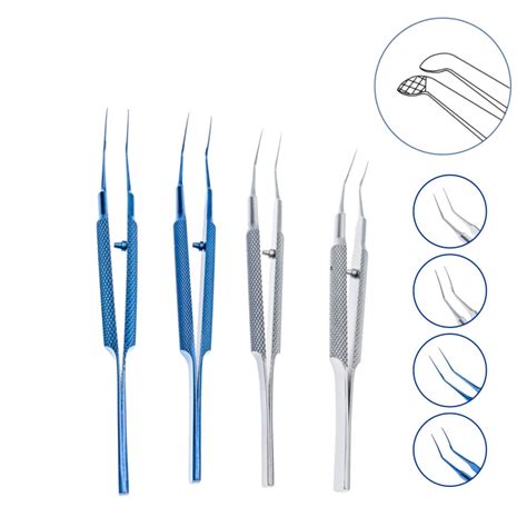 Ultrata Style Capsulorhexis Forceps Titanium Stainless Steel Ophthalmic