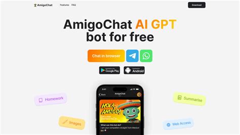 Amigochat Ai Assistant For A Variety Of Tasks