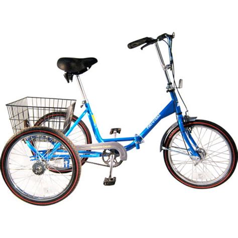 20" Trifecta Adult Single Speed Folding Tricycle - Walmart.com