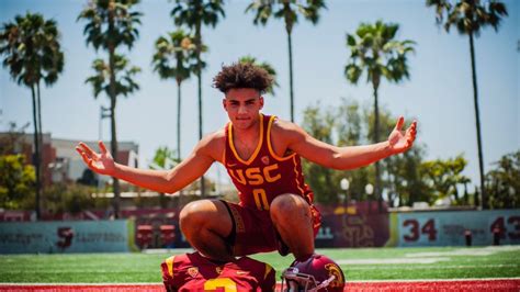 All Usa Watch Usc Wr Commit Drake London Grabs Perfect 1 Handed Catch