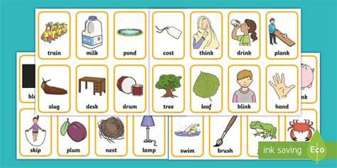 Ccvc And Cvcc Words Flashcards Teaching Resource Twinkl