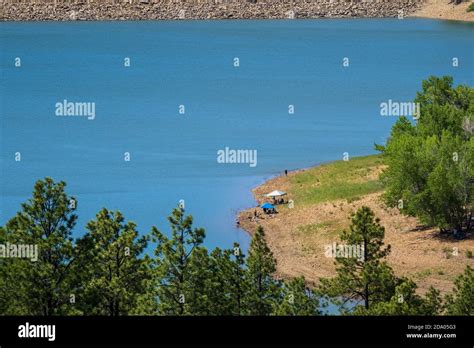 Jackson Gulch Reservoir Mancos State Park Mancos Colorado Stock