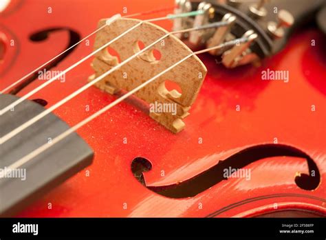 Close Up Violin Bridge Strings Hi Res Stock Photography And Images Alamy