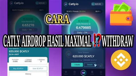 CARA HASIL MAKSIMAL CATLY AIRDROPWITHDRAW YouTube