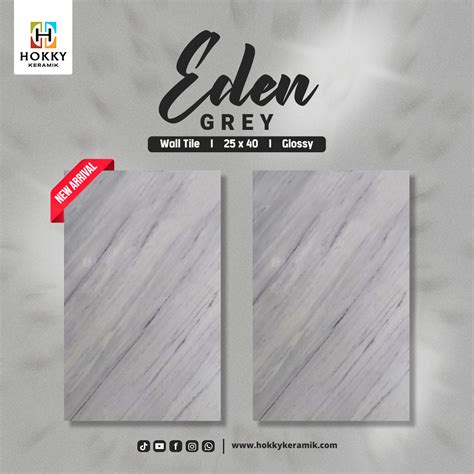 EDEN GREY Hokky Keramik