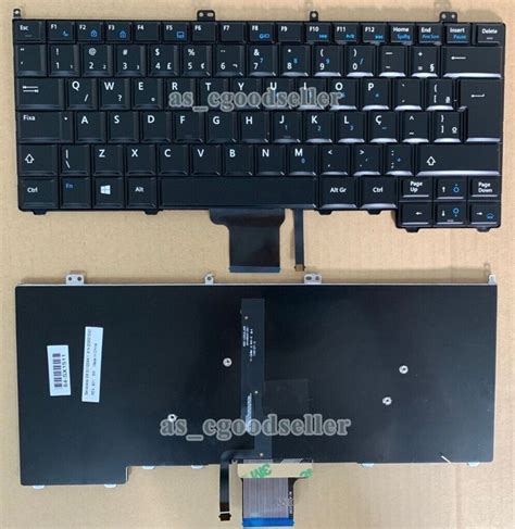 New For Dell Latitude E E E Keyboard Brazil