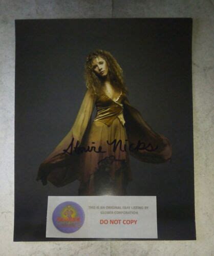 Stevie Nicks Hand Signed Autograph 8x10 Photo COA Fleetwood Mac EBay