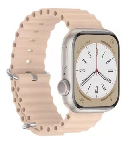 Pulsera Ocean Para Apple Watch Ultra Mm Color Nude