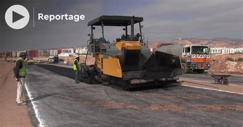 Vid O Voie Express Urbaine Dagadir Les Travaux De R Alisation De