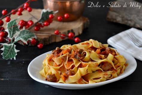 Tagliatelle Al Rag Di Anatra Primo Piatto Molto Gustoso