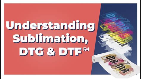 Sublimation Dtg Dtf Vs Screen Print Transfers Fm Expressions Youtube