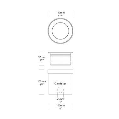 Hunza Flush Washer Lite Light Ideas International Ltd