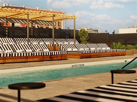 The Largest Rooftop Pool in NYC - Bathhouse Williamsburg