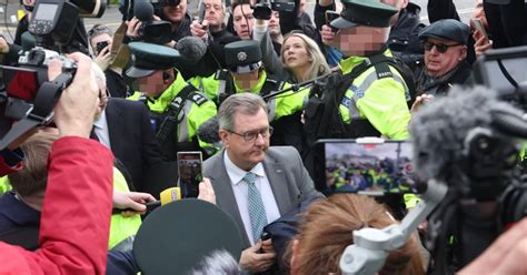 Former Dup Leader Sir Jeffrey Donaldson Bail Conditions Relaxed