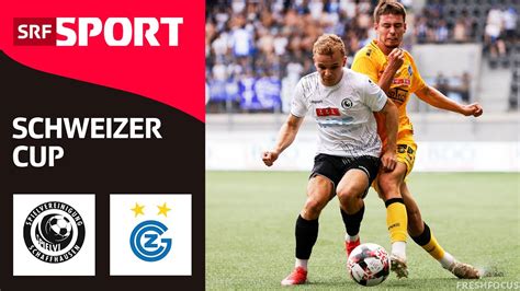 Sv Schaffhausen Grasshoppers Club Z Rich Highlights Schweizer Cup