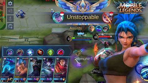 Gameplay Karina Build Karina Top Karina Mobile Legends Youtube