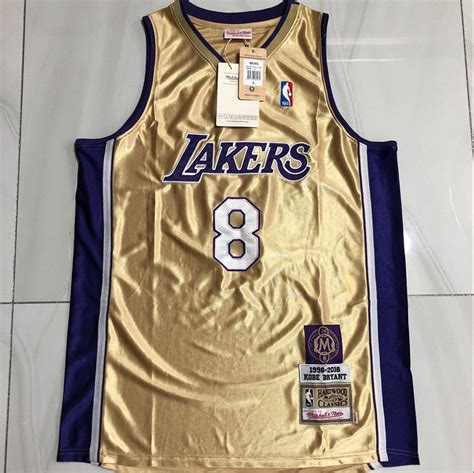 Kobe Bryant 8 Lakers Gold Hall Of Fame Classic Of 2020 Jersey Kobe