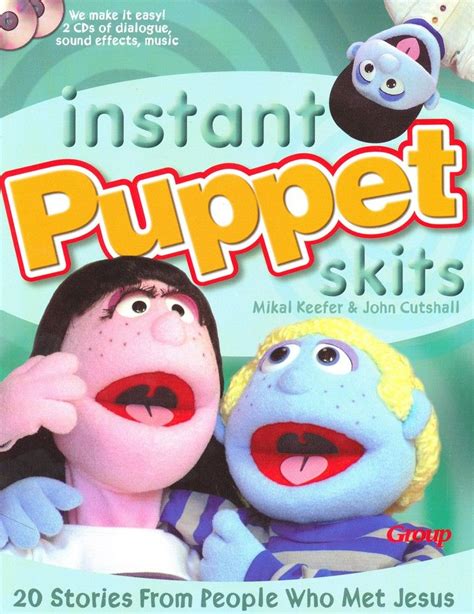 The Dvd Cover For Instant Puppett Skits Which Features Characters From