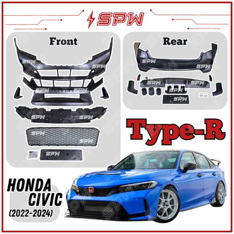 Honda Civic Fe Fk Type R Bodykit Front Rear Bumper Body