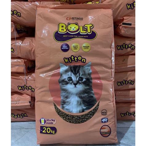 Jual Makanan Kucing Bolt Kitten 5kg Bolt Cat Kitten Salmon Paket 5kg