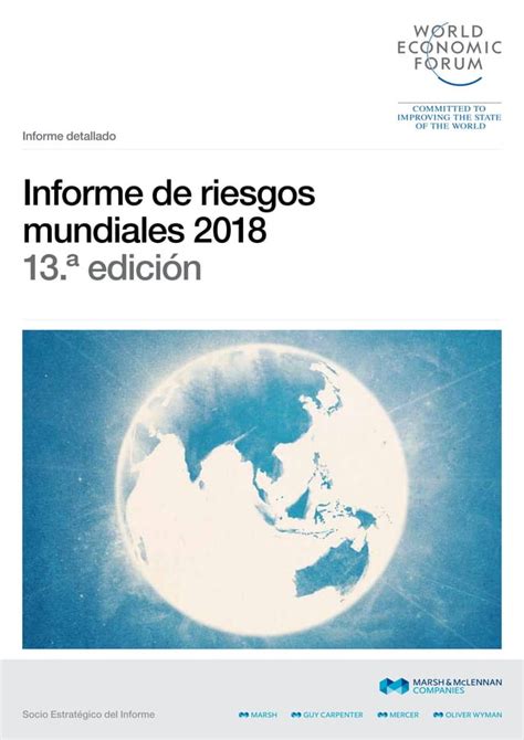 Informe De Riesgos Mundiales 2018 PDF