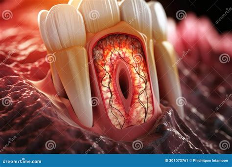 Dental Tooth Anatomy Cross Section Of Human Tooth With Infographics