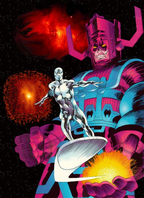 Silver Surfer And Galactus Planeta Marvel