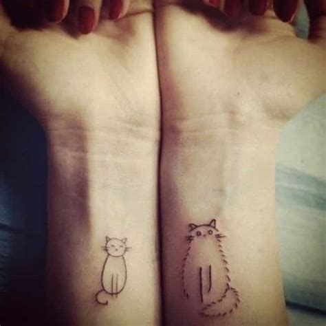 Adorable Cute Cat Tattoos And Designs